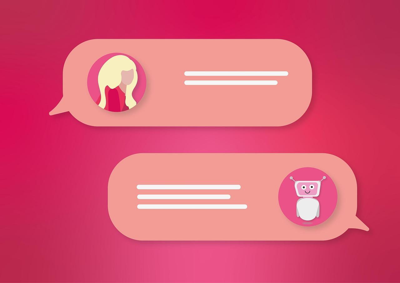 チャットボットとユーザーの会話