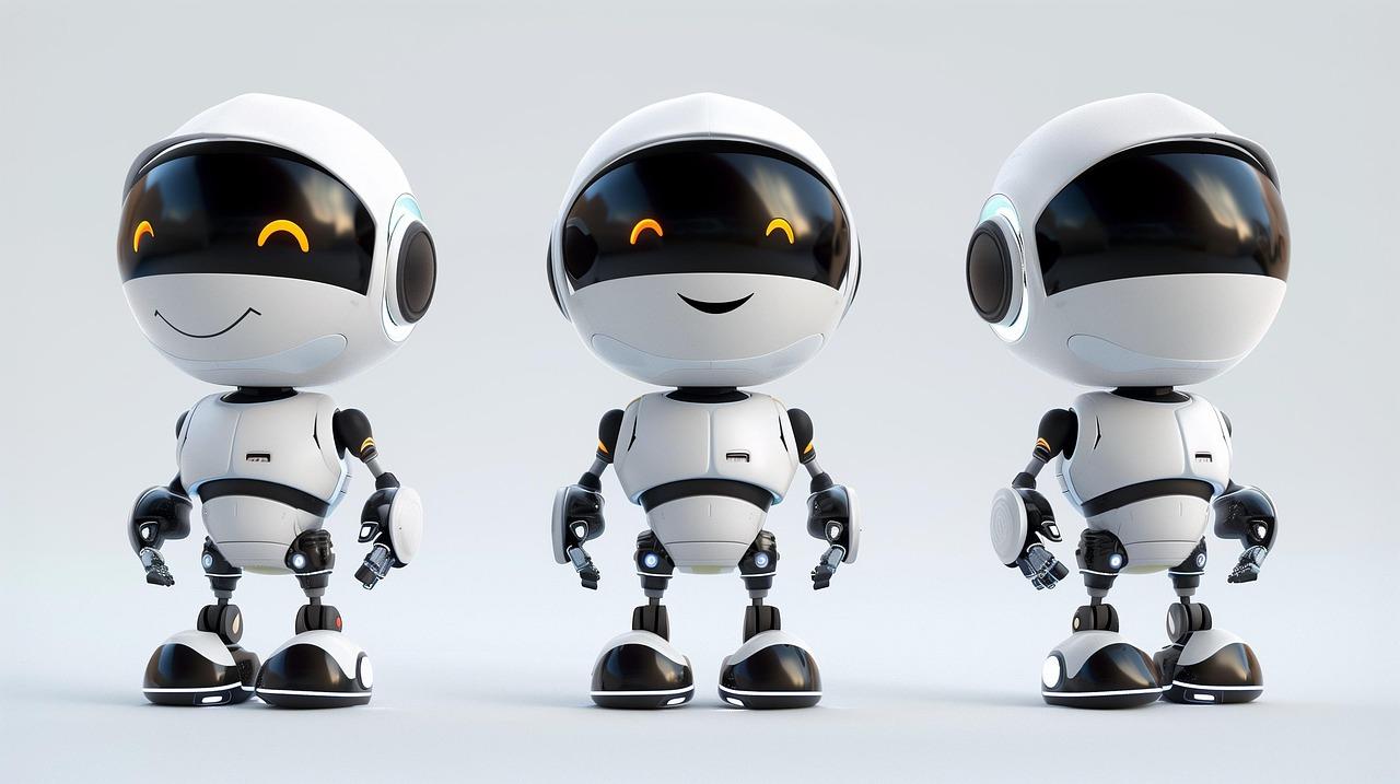 3体のロボット